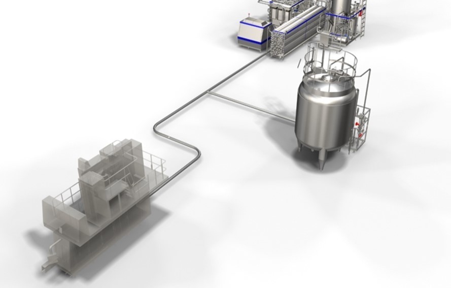 Single line diagram processing and filling line